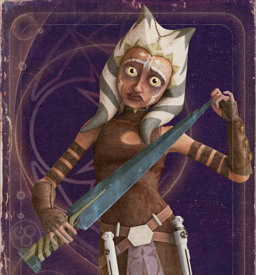 Scary! Ahsoka with that face is scary!