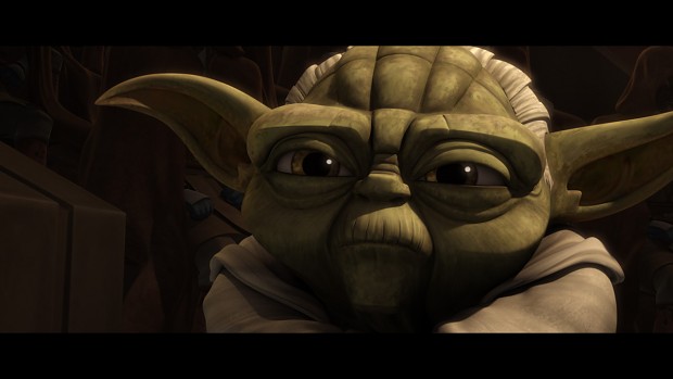 Yoda nearly crying?