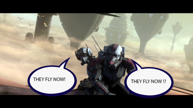 They fly now!