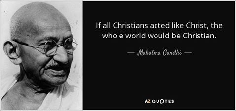 Gandhi on Christianity.
