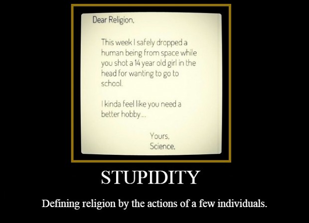 Dear Religion yours Science