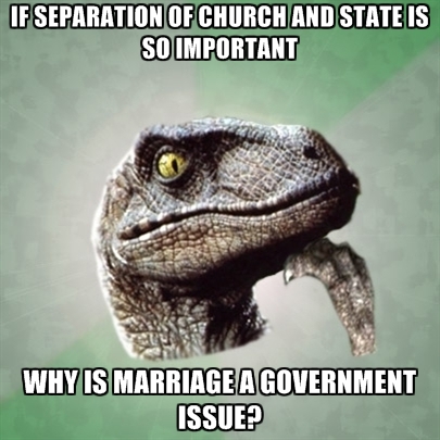 Church, State, and Marriage.