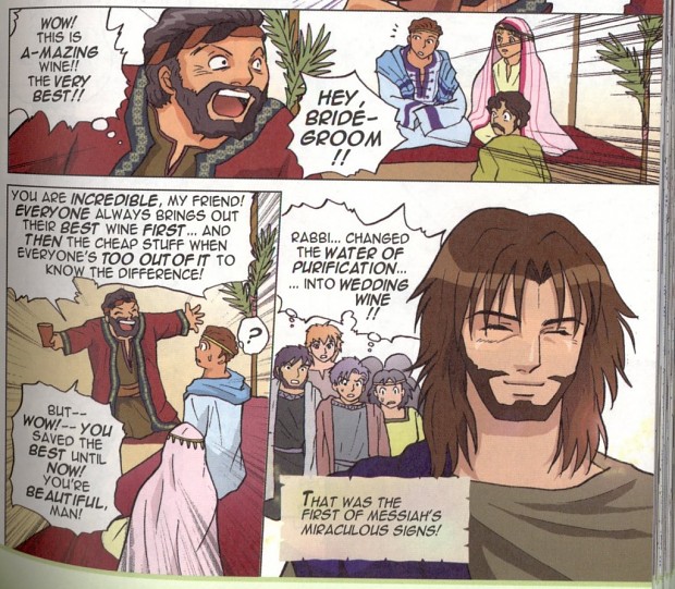 Manga Jesus - Water Turned into Wine
