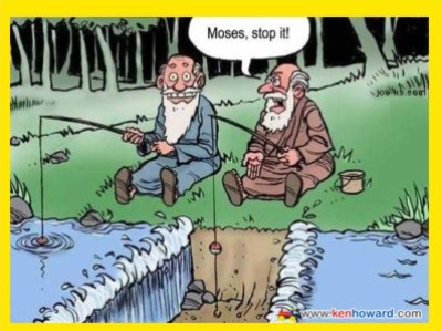 Moses fishing