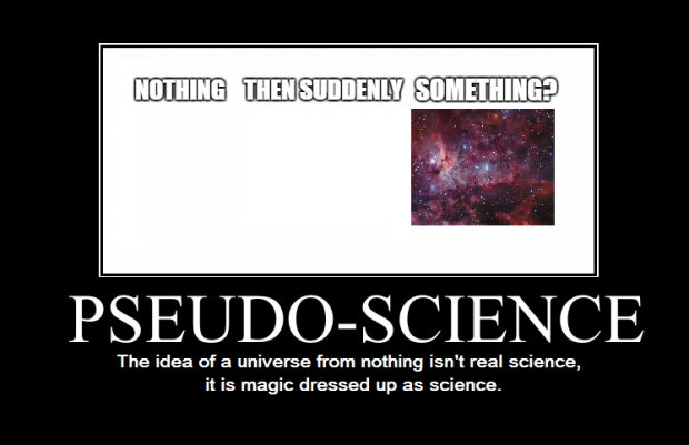Pseudoscience - a universe from nothing