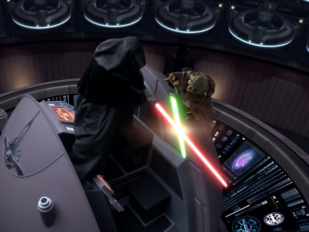 Image result for Yoda vs Sidious