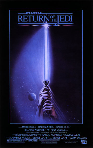 making a return of the jedi poster