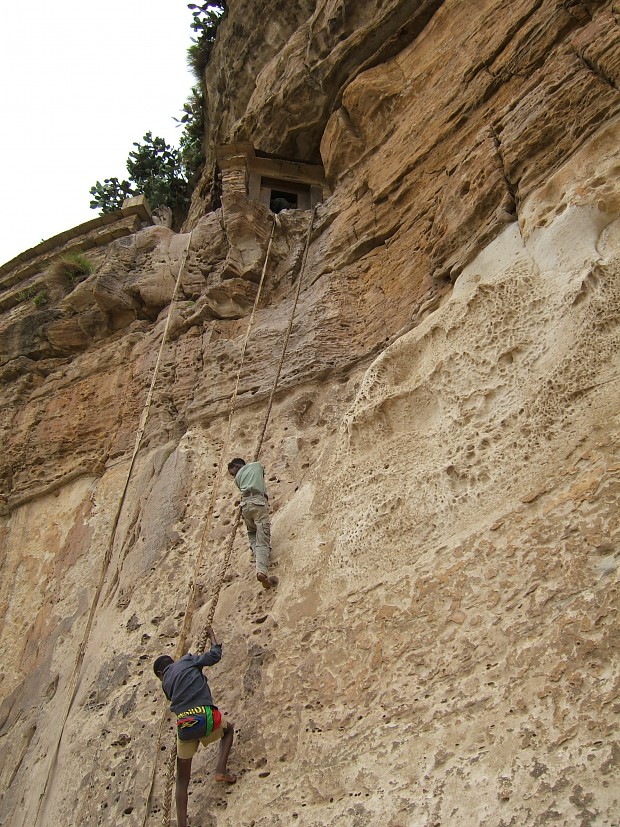 Debre Damo, the way up (to the monastery)
