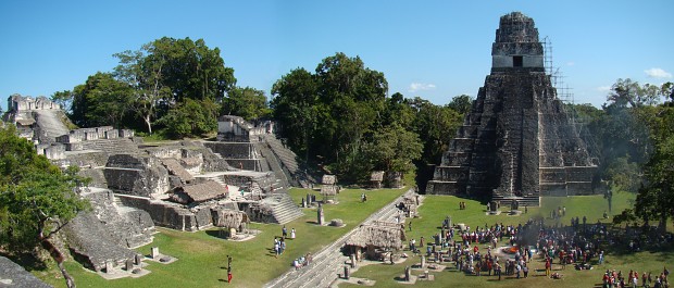 Ruins of Tikal, Plaza and North Acropolis