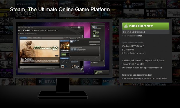 Steam, The Ultimate Online Game Platform