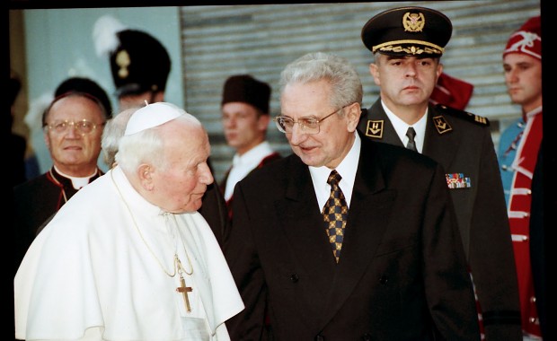 Dr. Franjo Tuđman i Blaženi Papa Ivan Pavao II.