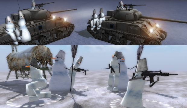 snowman at war