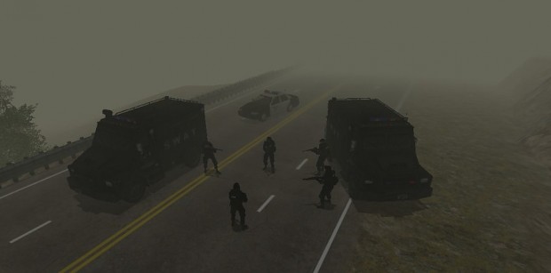 Swat Team in Silent hill.
