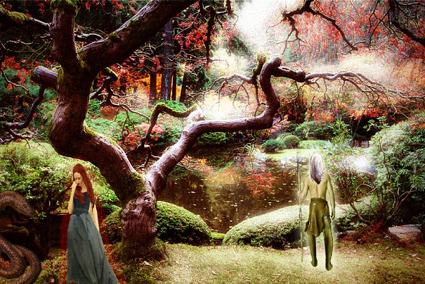 Triss and Geralt in Eden