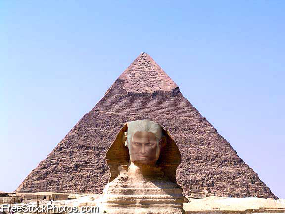 Pyramid of Geralt sphinx