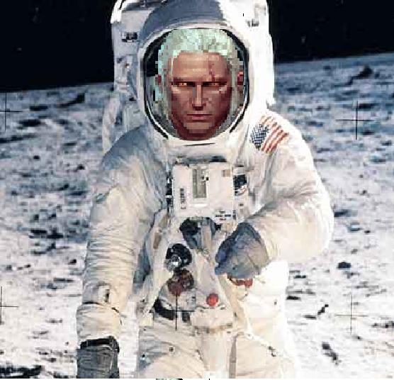 Geralt on the moon