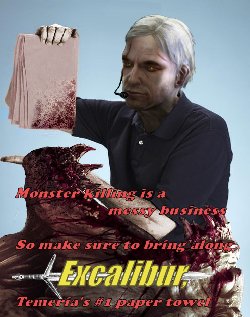 Geralt sells out