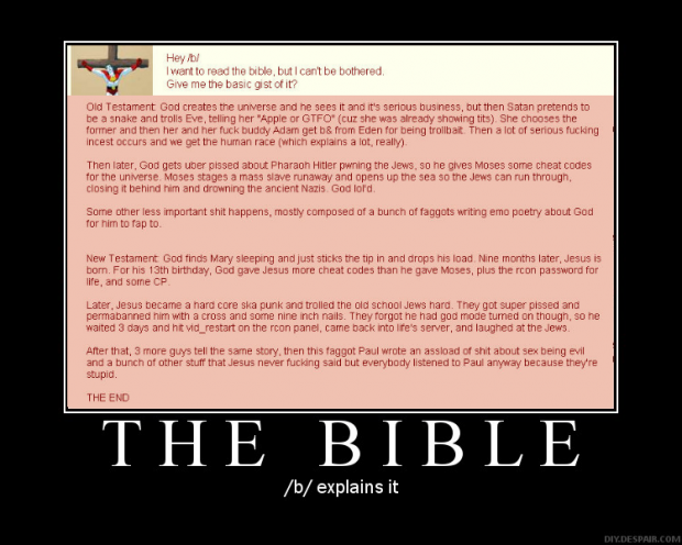 the Bible /b/ style