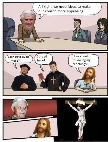 meanwhile in vatican