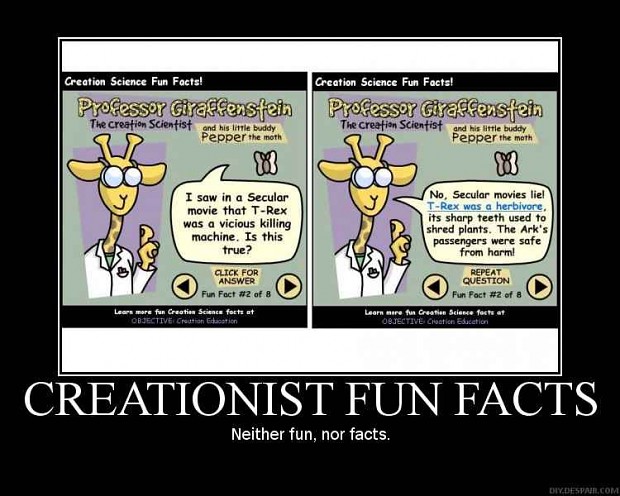 Creationism fun facts