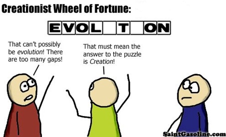 Creationist wheel of fortune