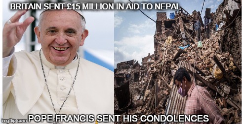Pope and Nepal