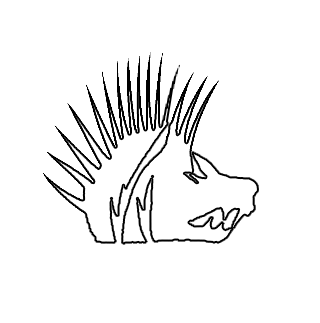 Freedom Wolf logo with a Mohawk