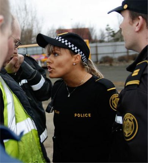 Icelandic National Police officer