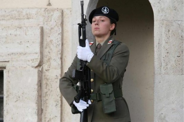 Female Italian Soldier