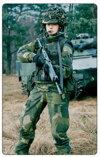 Swedish Female Soldier