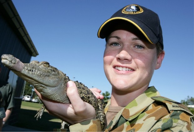 Australian Female Soldier
