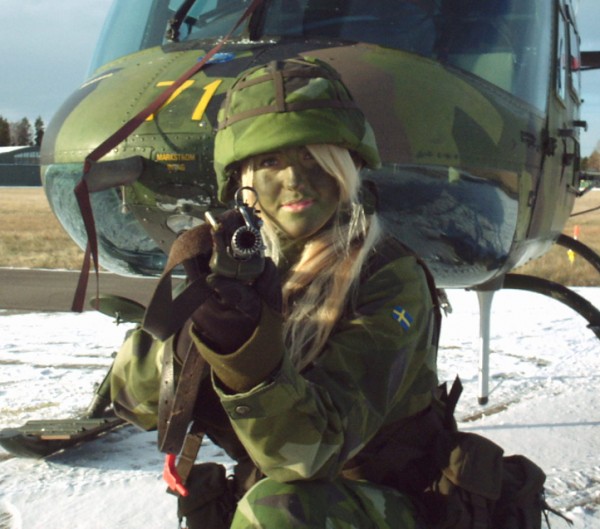 Swedish Female Soldier