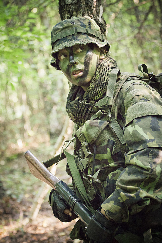Czech Female Soldier