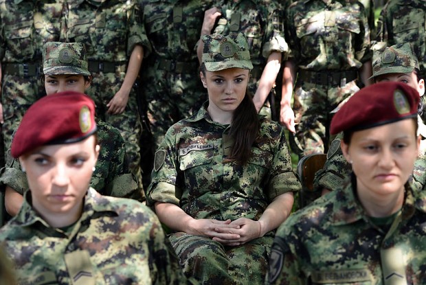 Serbian Female Soldiers