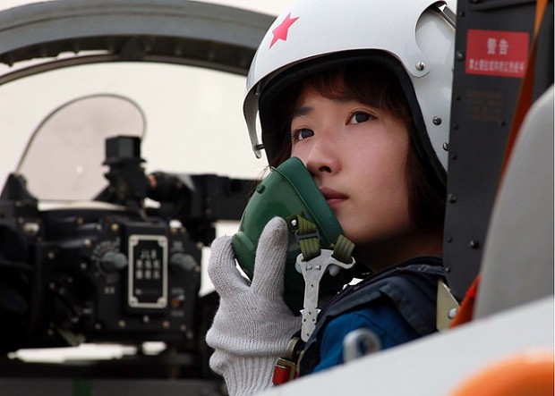 Chinese Female Pilot