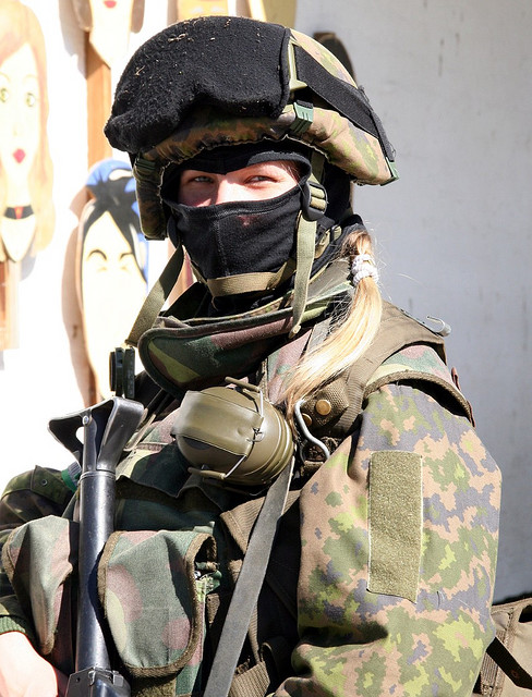 Finland Female Soldier