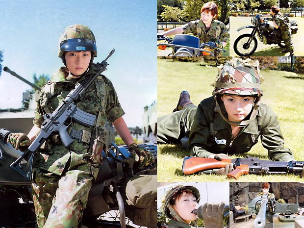 Japanese Female Soldier