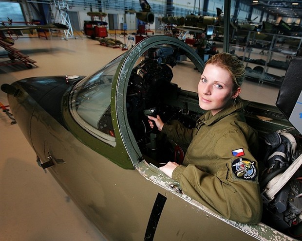 Czech Female Pilot Kateřina Hlavsová