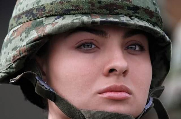 Mexican Female Soldier