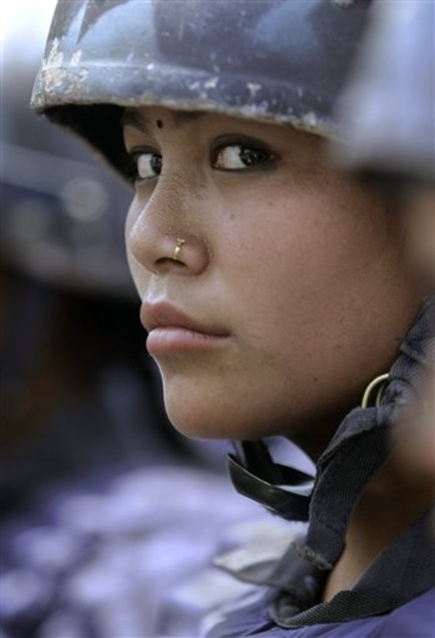 Nepalese Female Soldier