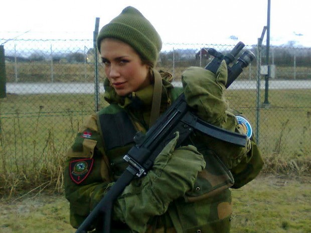 Norwegian Female Soldier