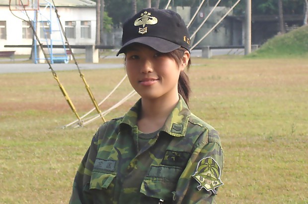 China Female Soldier
