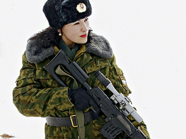 Russian Female Sniper