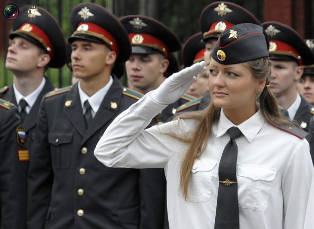 Russian Female member of MVD