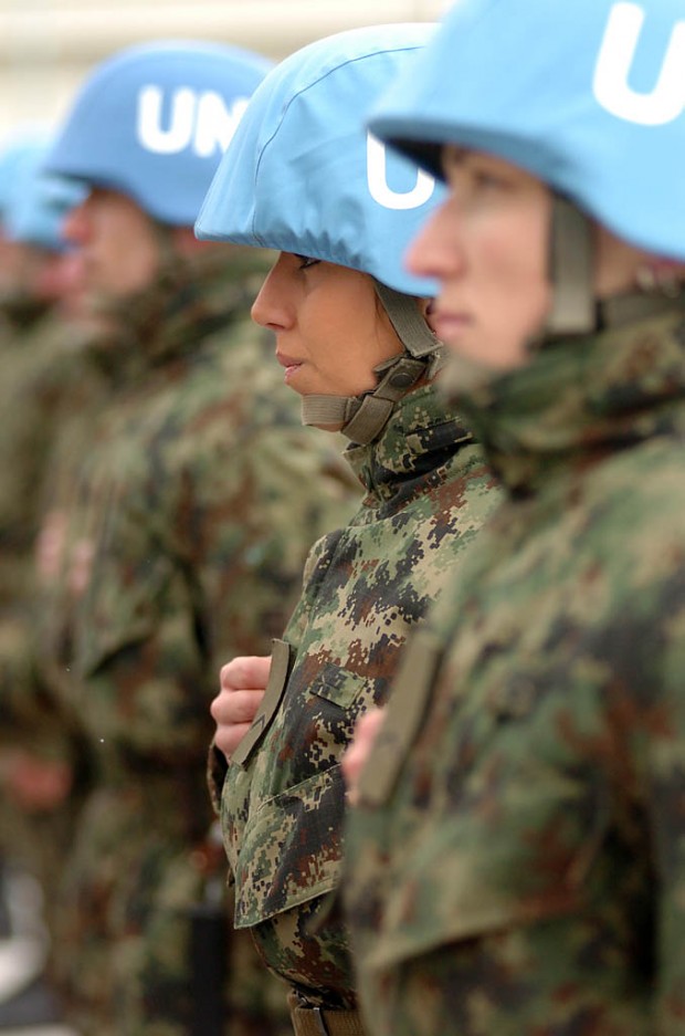 Serbian UN Soldier