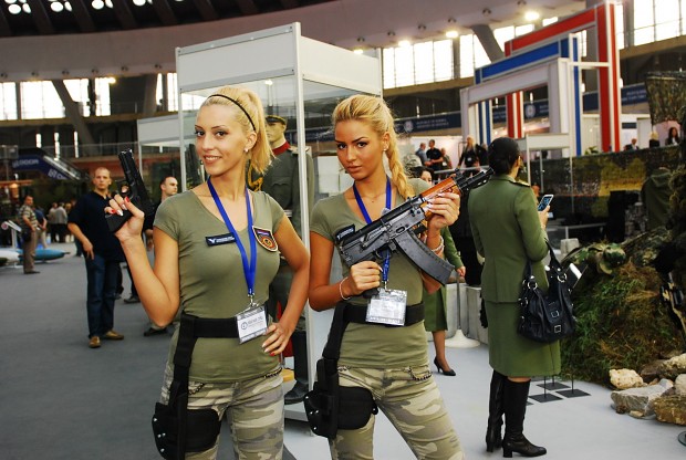 Serbian Female Soldiers/Hostess