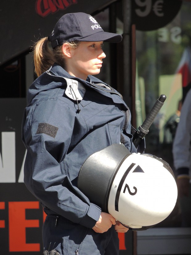 German anti-riot police