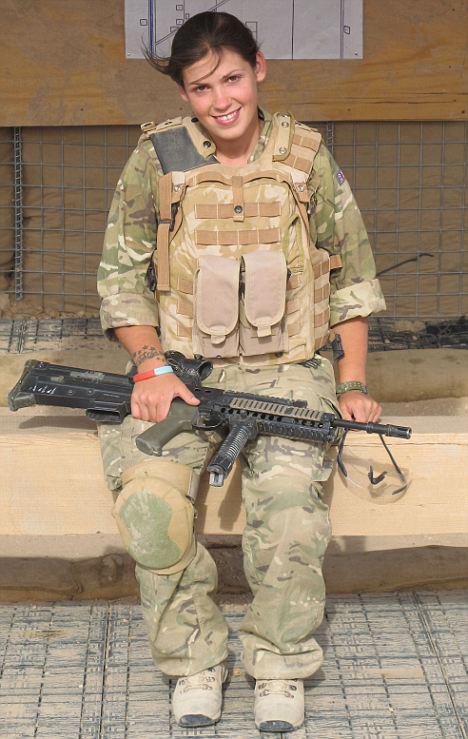British Female Soldier