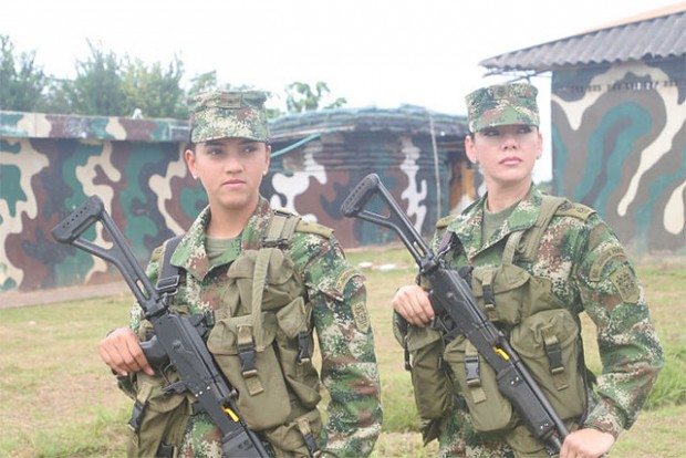 Colombian Female Soldiers