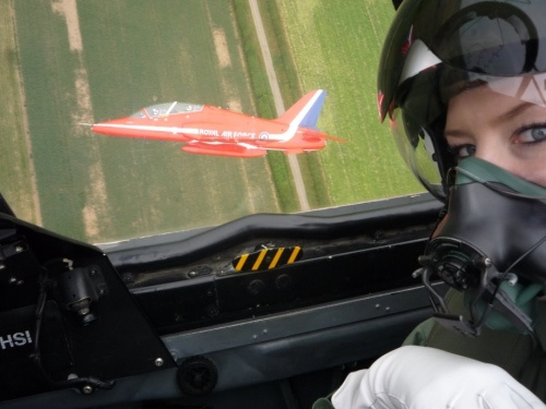 RAF Acroabatic Team Female Pilot